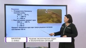 Биология. 11 класс. Решение экологических задач и экологических ситуаций /16.04.2021/