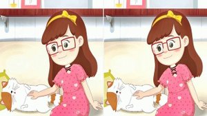 Тест внимательности. 4 отличия.