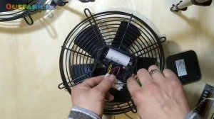 Вентилятор 220 вольт 250мм-300мм-350мм Инкубаторға қолдану және қосу KAZ Qusfarm