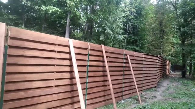 Деревянный забор парк Горького