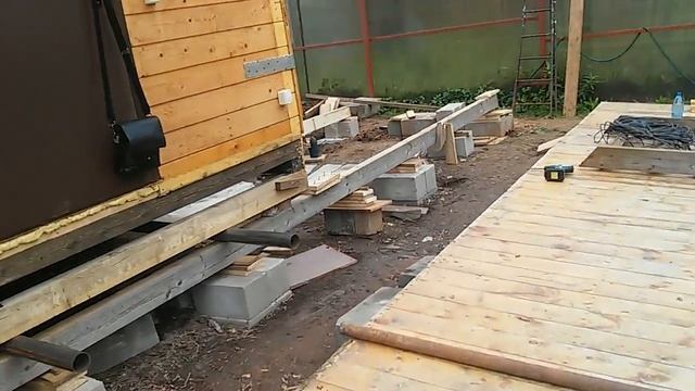 Передвижка  дома своими руками ч2