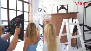 Olesya Sudzilovskaya (Олеся Судзиловская) | Fashion Photoshoot Backstage