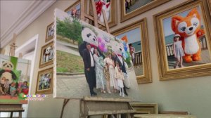 Поздравим круто в Феодосии и не только, Белый мишка, панда Чебурашка Лисенок