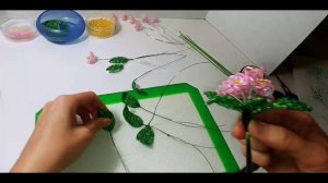 Как сделать Бонсай из бисера без гипса♥ Пошаговый Мастер Класс для новичков Beaded tree tutorial DI