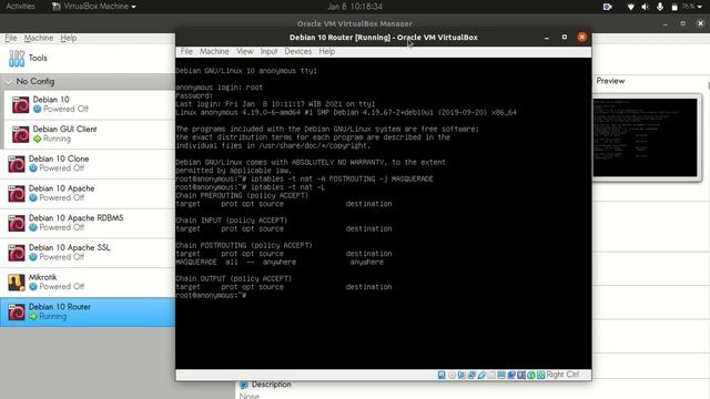 Tutorial 13 : Linux Firewall IP Tables on Debian 10 смотреть онлайн