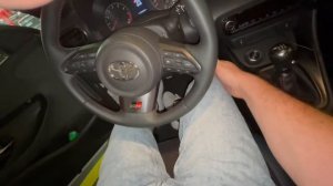 Toyota Yaris GR 2022 airbag steering wheel removal