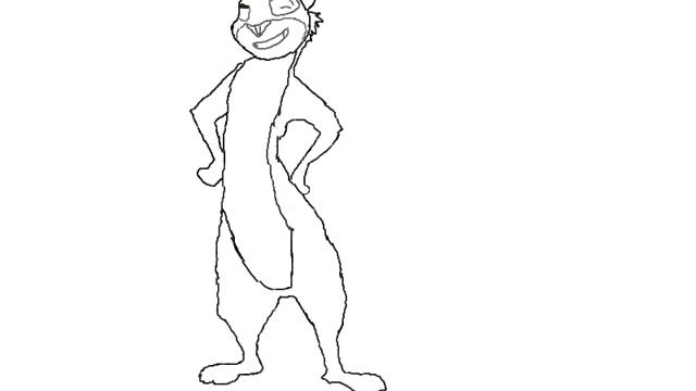 из мультика Реальная Белка - рисуем белку смотреть онлайн