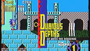 Sonic CD Prototype 216 Dubious Depths Act 1