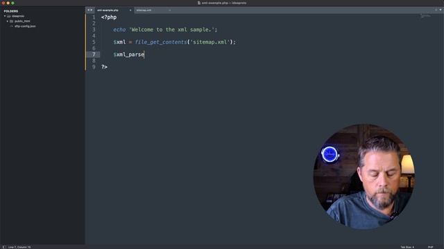 Parse XML using PHP - Example XML of a websites sitemap - XML Tutorial - PHP Tutorial