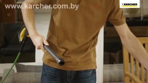 Струйная трубка Vario Power Short 360 и вращающаяся щетка WB 100 Karcher