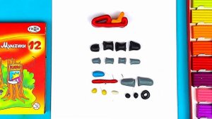 ЛЕПКА зи Пластилина - Лепим МАШИНУ - видео лепка для детей