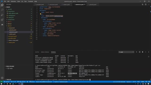 Dapr build 2020 demo - part 3 смотреть онлайн