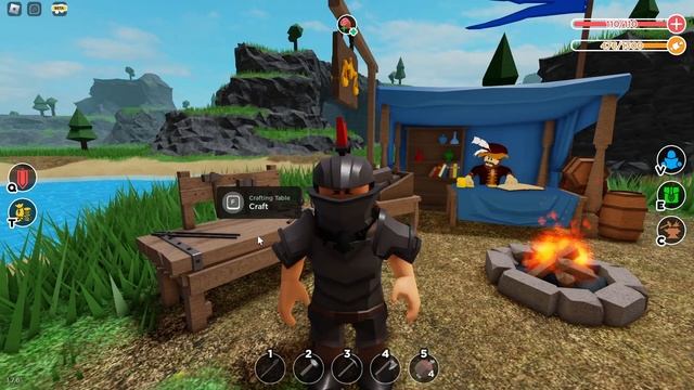 How To Get Stone Pickaxe? | Roblox The Survival Game смотреть онлайн