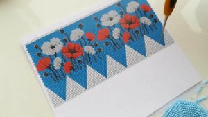 Нитки для вязания с бисером.