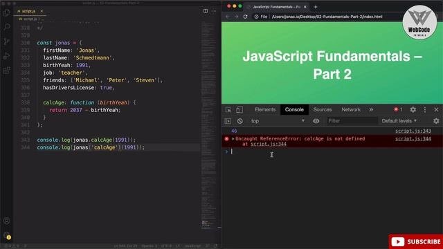 The Complete JavaScript Course 2023: From Zero to Expert! | JavaScript Fundamentals Part 2 #3