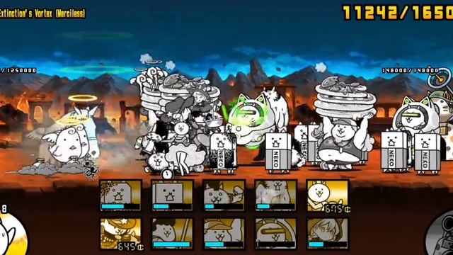 Typhoon Nihil - Extinction's Vortex - Primordial Cat True Form (no uber) - The Battle Cats смотреть онлайн