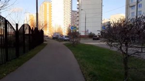 Москва 3368 улица Маршала Кожедуба осень день