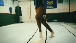 Footwork training in VENOM BATTLE SQUAD