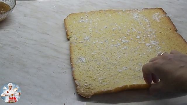 Бисквитный рулет КОТОРЫЙ ЛЕГКО СВОРАЧИВАЕТСЯ смотреть онлайн