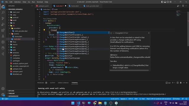State Management in Flutter using Provider