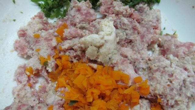 Мясные зразы с интересной начинкой