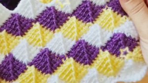 Узор крючком, интересный способ вязания - Вязание крючком для начинающих