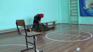 Казачинская СШ Казачья наука. Поздравление с Днём Защитника Отечества.