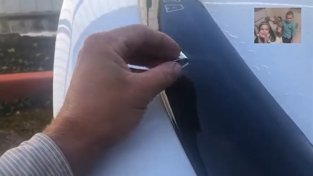 LADA Vesta Cross Black. Установка дефлектора (мухобойки) на капот. смотреть онлайн