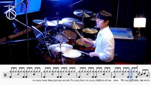 Ed Sheeran - Perfect Drum Cover,Drum Sheet,Score,Tutorial.Lesson