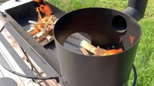 Распаковка и первая протопка МАНГАЛА Везувий с печью под казан. Готовлю шашлык | Вкус Огня