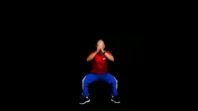 Присед поворот выпад