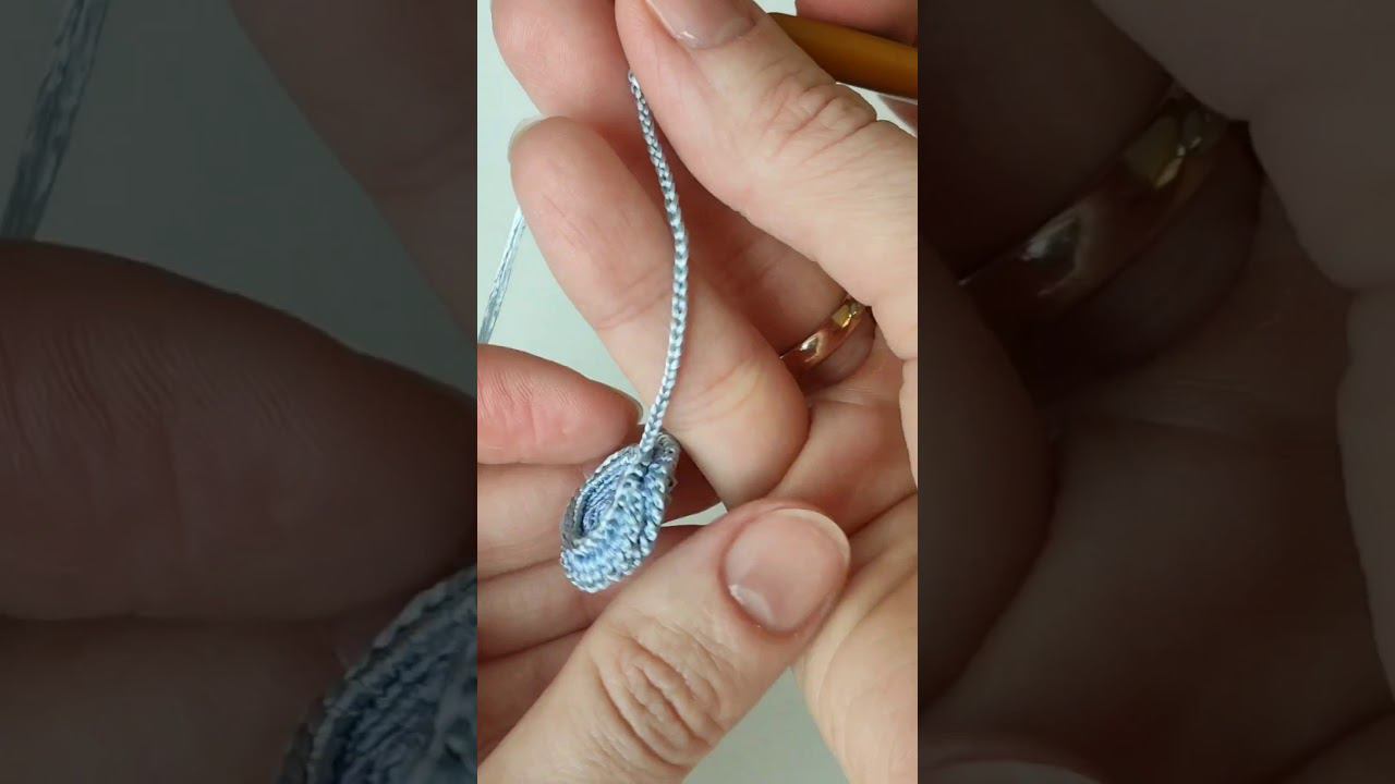 Вязание цветочка. Часть 13. Основа цветочка. смотреть онлайн