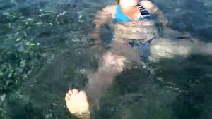 Отдых в Турции. Море очень чистое. (Larissa Sultan`s Beach KEMER)