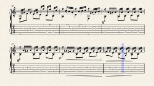 Etude No.8, Op.48 – Mauro Giuliani - Tablature