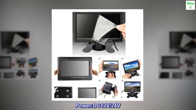 Yasoca 7 Inch LED Backlight TFT LCD Monitor for Car Rearview Cameras, Car DVD, Serveillance Camera, смотреть онлайн