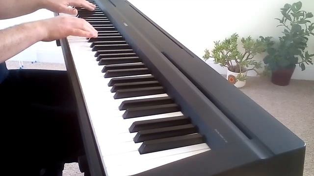 The Super Moon - original piano composition Yamaha P45 P-45 смотреть онлайн