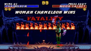 Ultimate Mortal Kombat Trilogy - Stage Fatality Demonstration