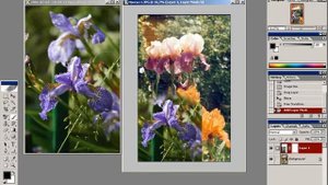 Фотошоп - Слияние изображений с использованием маски слоя.