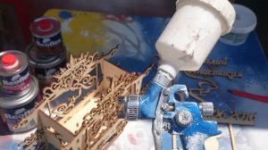 Покраска фанеры после лазерной резки