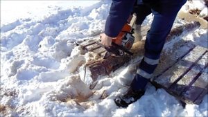 Цепь для продольного и поперечного реза