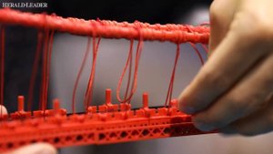 Watch LEGO builder make model Golden Gate Bridge at Lexington Lego BrickUniverse