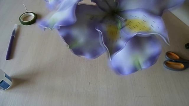 БОЛЬШИЕ ТРОПИЧЕСКИЕ ЦВЕТЫ. Альстромерия из фома своими руками. Часть 2 смотреть онлайн