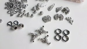 Фурнитура из НЕРЖАВЕЮЩЕЙ СТАЛИ и ПРЕМИУМ ФУРНИТУРА для бижутерии. Пример готовых УКРАШЕНИЙ