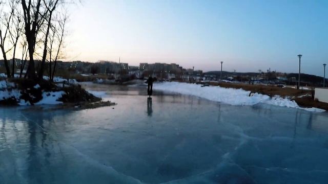 НА GOTWAY ПО ЗЕРКАЛЬНОМУ ЛЬДУ. #monokoleso #euc смотреть онлайн