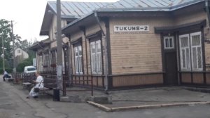 Как ночуют три ЭР-ки в ст. Тукумс 2, при утренней заре! Saullēkta laiks Tukumā!