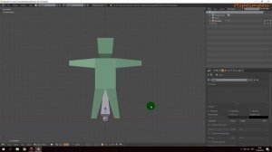 Создание персонажа,скелет в Blender 3D,анимация,кости