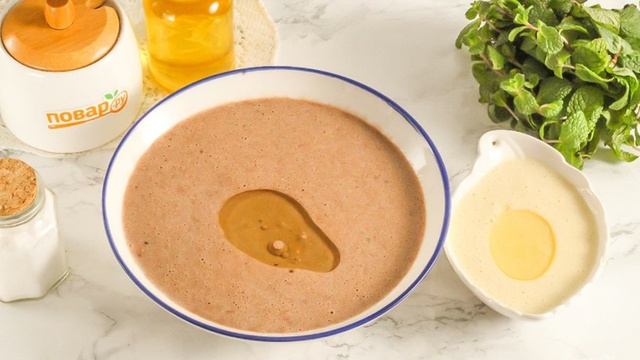Шоколадные блины с рисунком