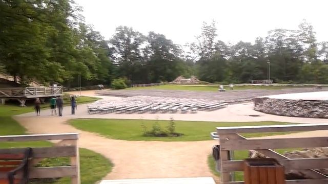 Останки средневекового замка в Сигулде смотреть онлайн