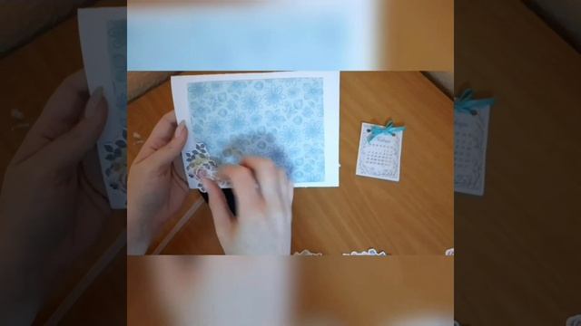 Календарь в технике скрапбукинг смотреть онлайн