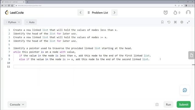 86. Partition List - Java LeetCode Solution смотреть онлайн